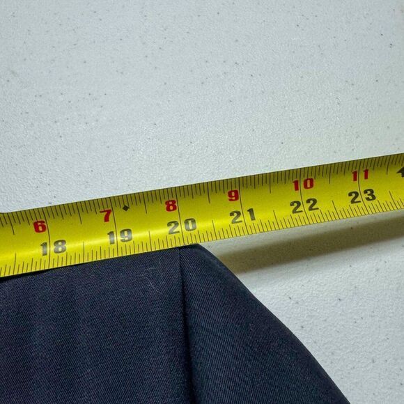 Chaps Blazer Men 44L Blue Wool Suit Jacket Business Casual Wedding Gold Buttons - Picture 14 of 15